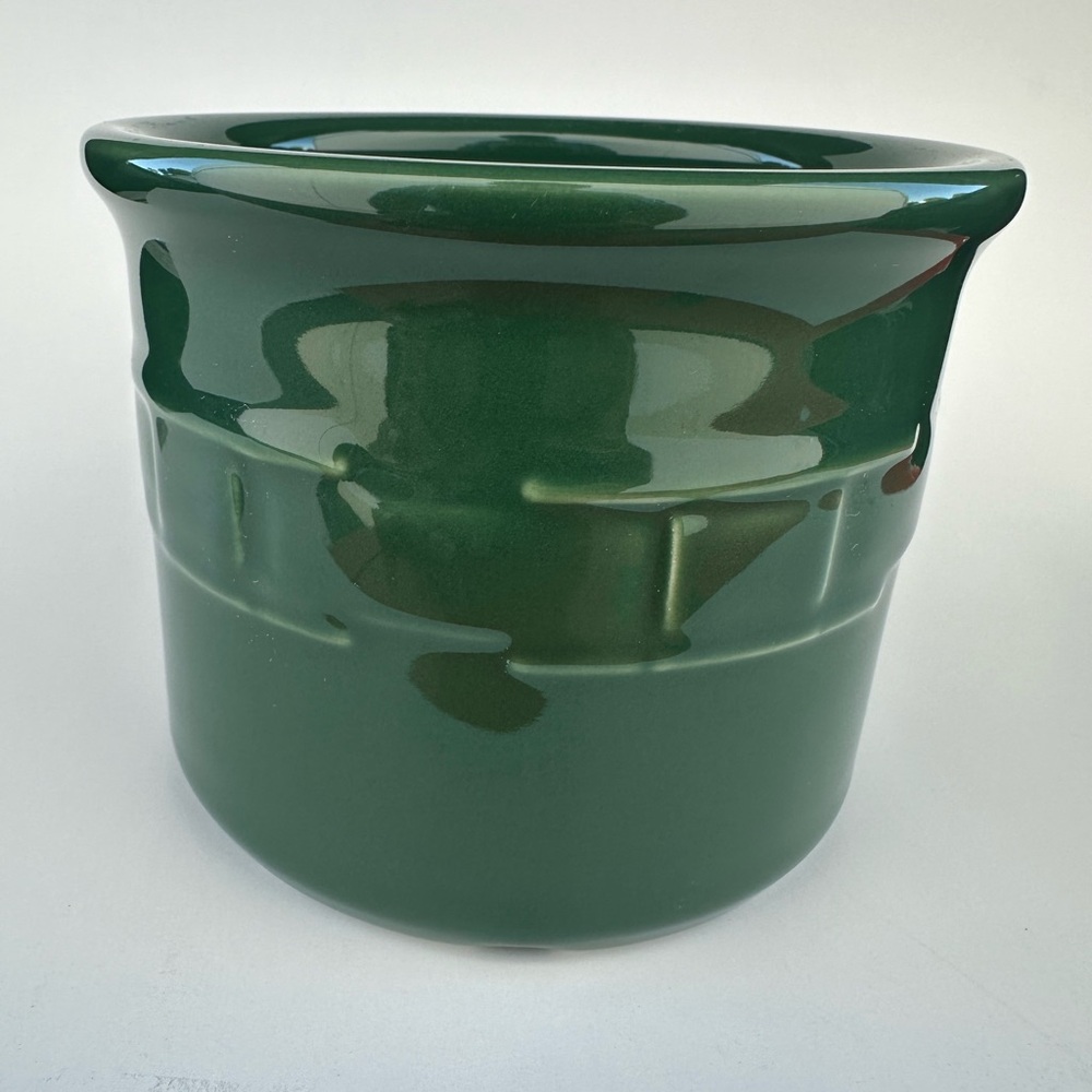 Longaberger Pottery Traditions Ivy Green Pint USA